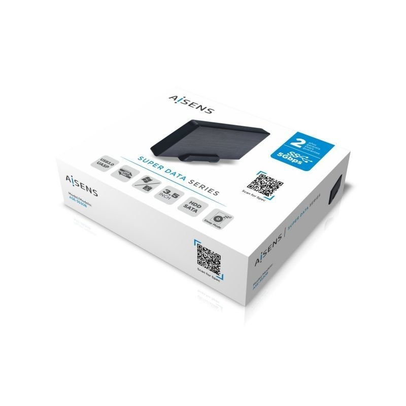 Caja Externa para Disco Duro de 3.5" Aisens ASE-3530B/ USB 3.1 - изображение 4