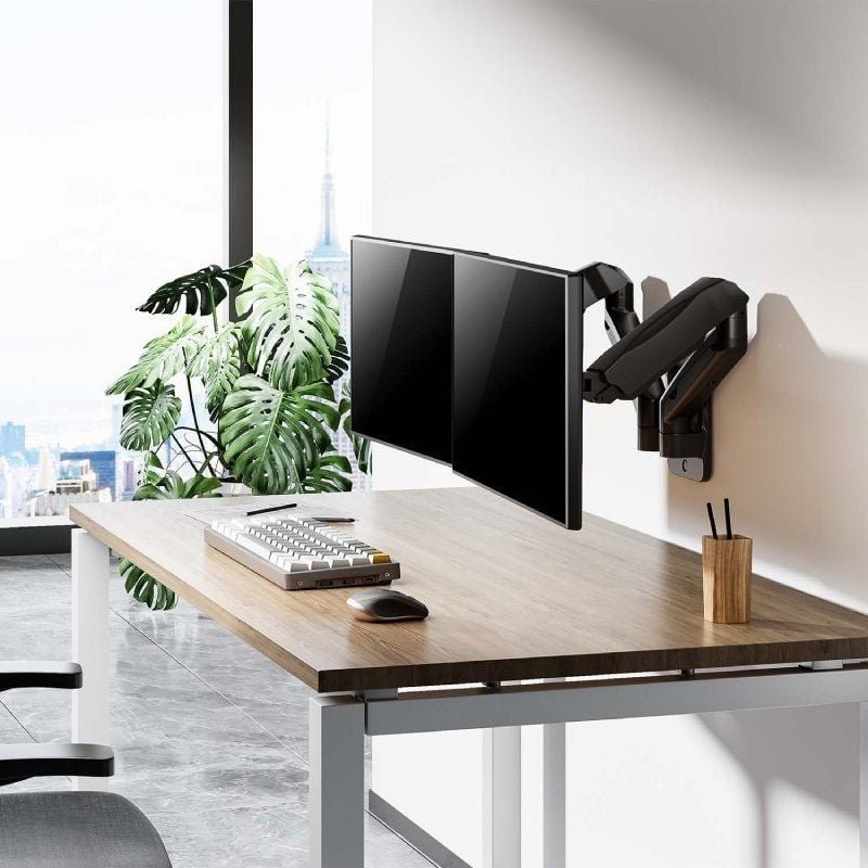 Soporte de Pared para 2 Monitores o TV Aisens WT32TSR-225/ Giratorio/ Inclinable/ hasta 9kg - изображение 4