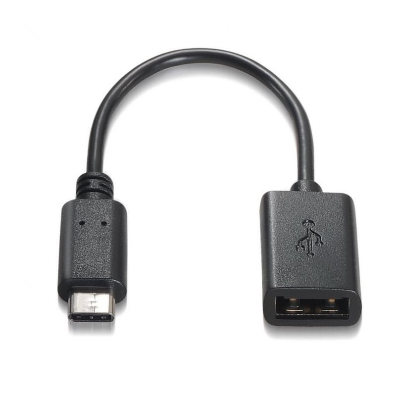 Cable USB 2.0 Aisens A107-0059/ USB Tipo-C Macho - USB Hembra/ Hasta 9W/ 625Mbps/ 15cm/ Negro - изображение 2