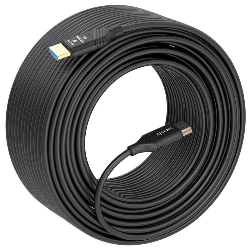 Cable HDMI 2.1 AOC 8K Aisens A153-0936/ HDMI Macho - HDMI Macho/ 25m/ Negro - изображение 2