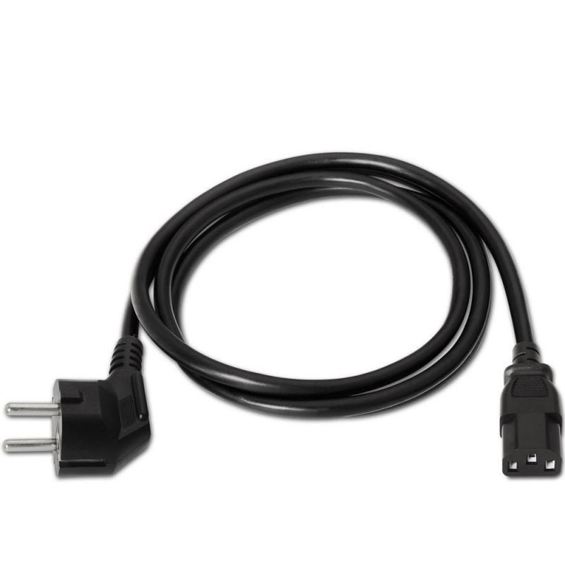 Cable Alimentación Aisens A132-0167/ CEE(7-7) Macho - C13 Hembra/ Hasta 1500W/ 1.5m/ Negro - изображение 2