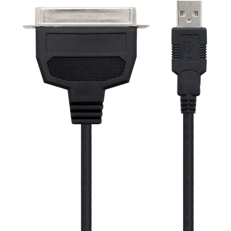 Cable Conversor impresora Nanocable 10.03.0001/ USB Macho - CN36 Macho/ 1.5m/ Negro - изображение 2