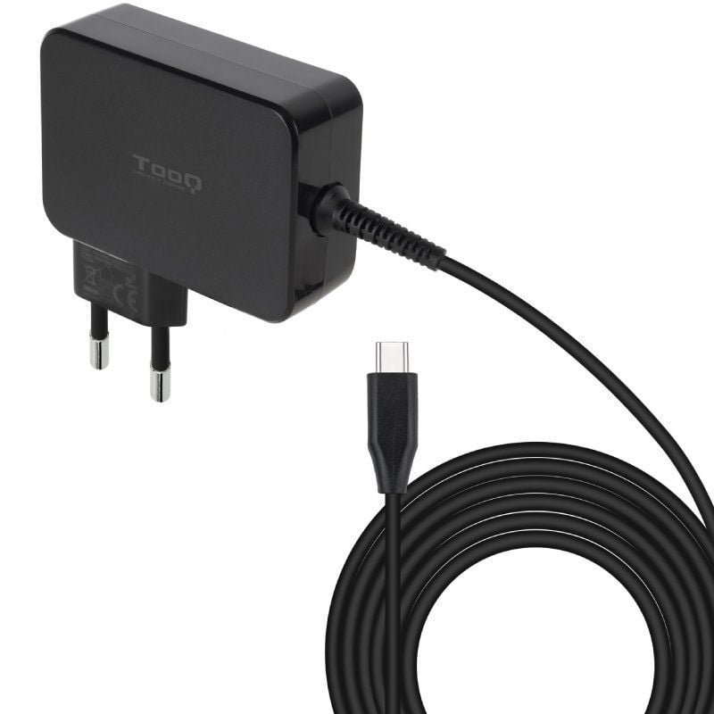Cargador de Portátil GaN TooQ TQLC-USBCGAN100PD USB Tipo-C/ 100W/ Automático/ Voltaje 5-20V - изображение 2
