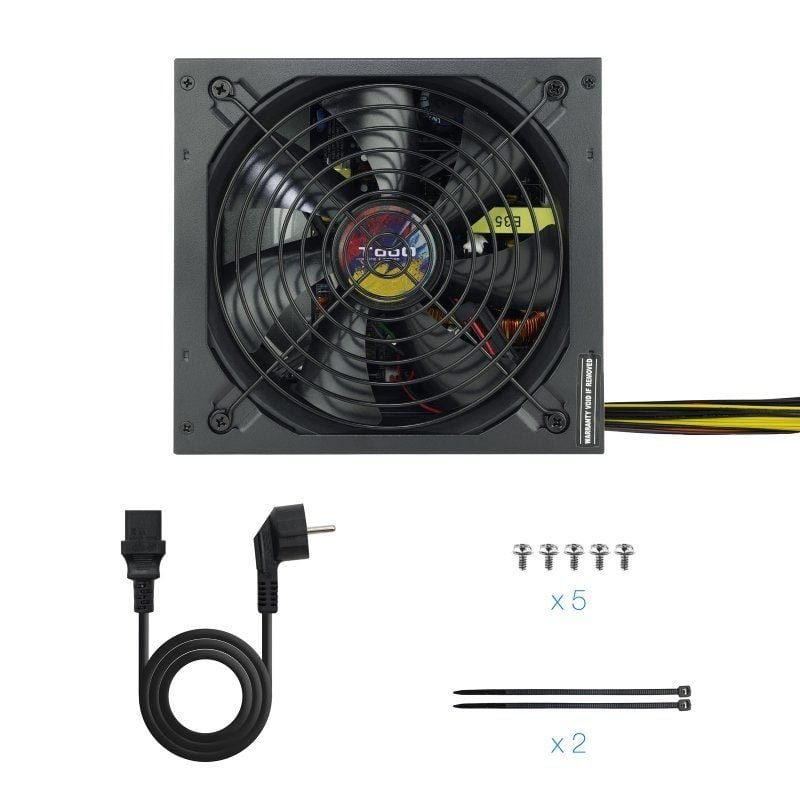 Fuente de Alimentación TooQ TQAPOLO-600SP/ 600W/ Ventilador 14cm - изображение 4