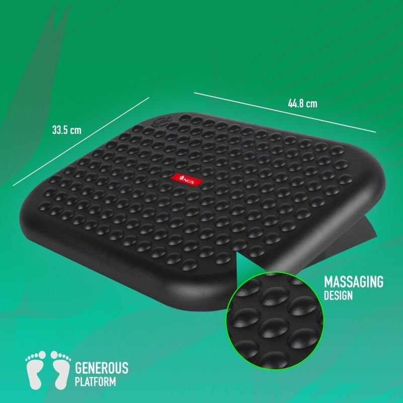 Reposapiés Ergonómico/ Inclinable/ Ajustable NGS Footnest/ 448 x 335mm - изображение 2