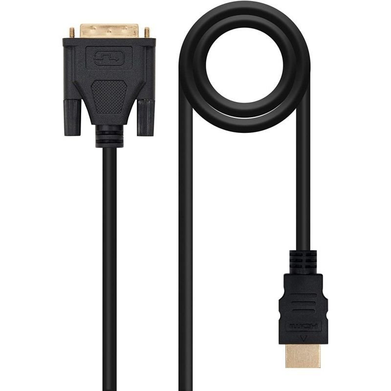 Cable HDMI Nanocable 10.15.0503/ DVI Macho - HDMI Macho/ 3m/ Negro - изображение 2