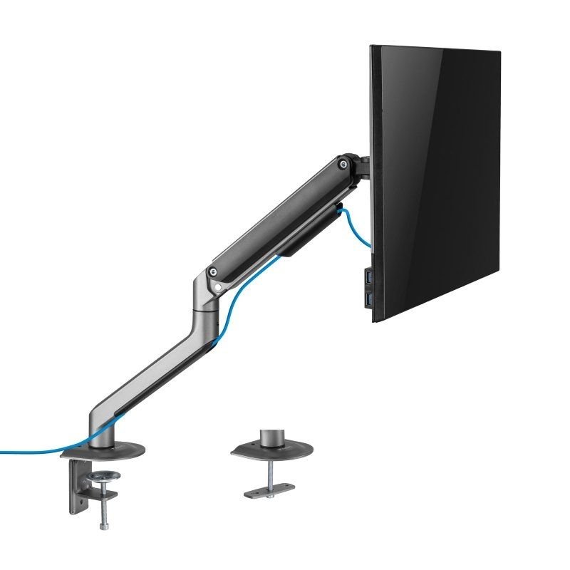 Soporte de Mesa para Monitor TooQ DB4032TNR-G/ Giratorio/ Inclinable/ hasta 9kg - изображение 5