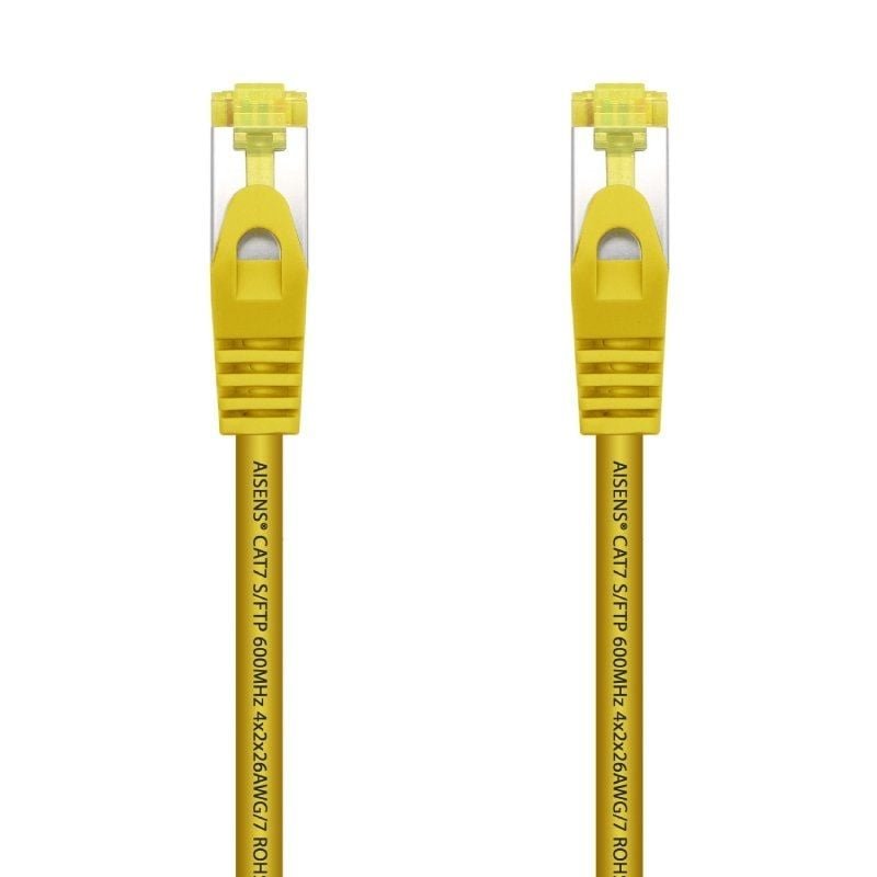 Cable de Red RJ45 SFTP Aisens A146-0472 Cat.7/ 25cm/ Amarillo