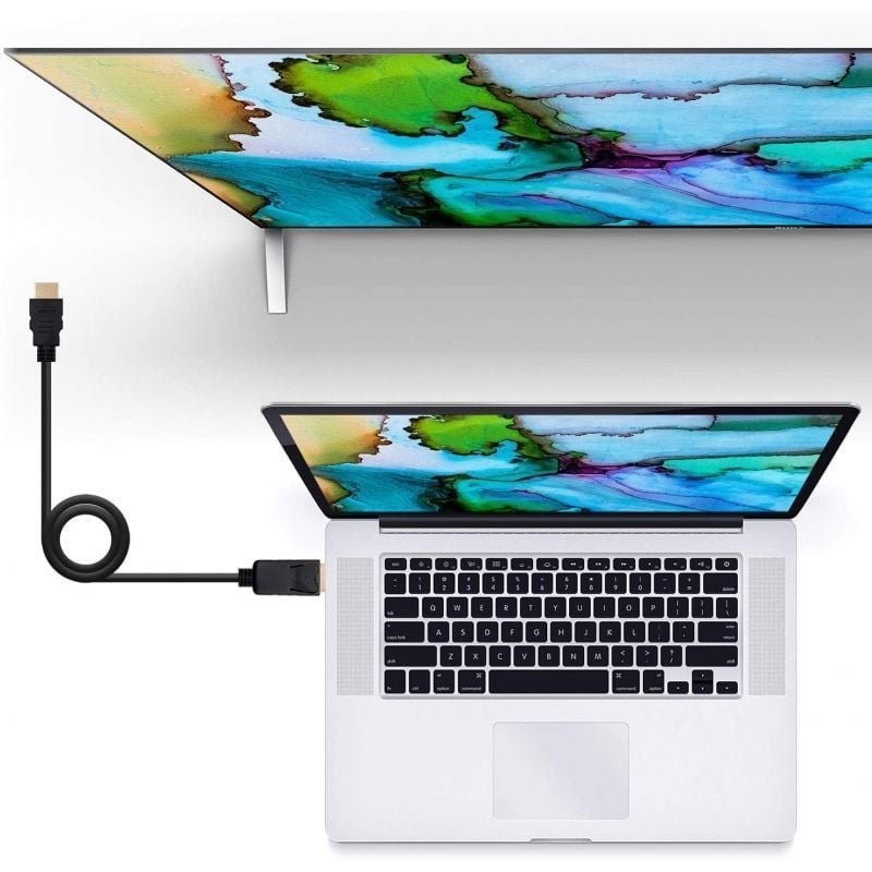 Cable DisplayPort Nanocable 10.15.4305/ DisplayPort Macho - HDMI Macho/ 5m/ Negro - изображение 4
