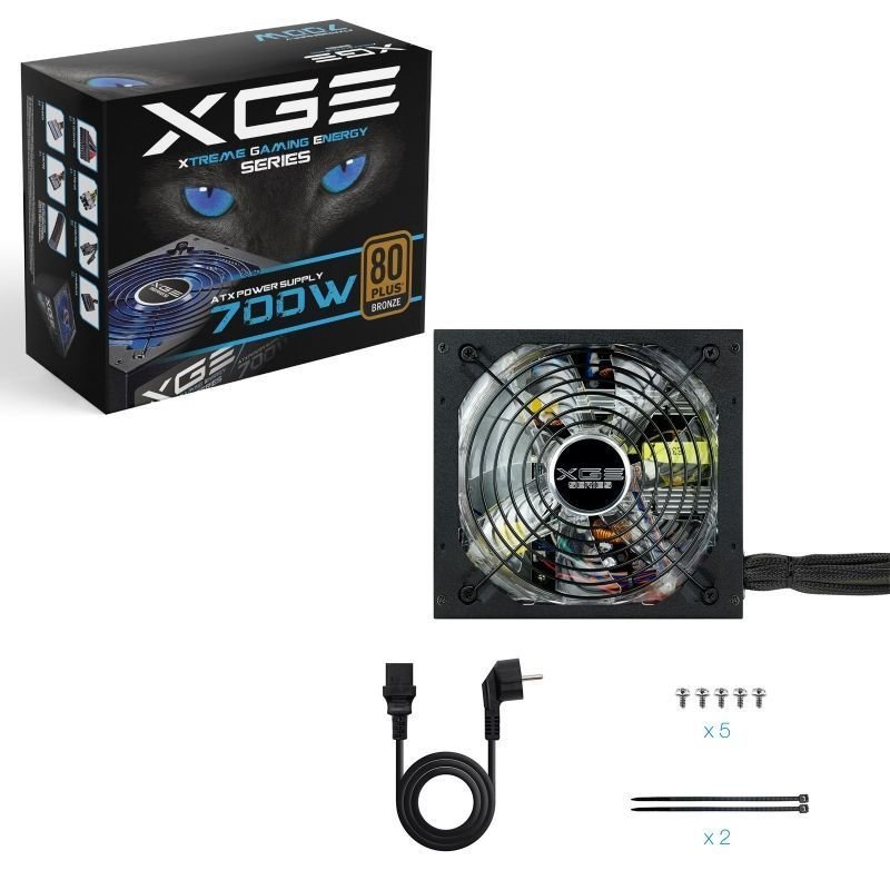 Fuente de Alimentación TooQ TQXGEII-700SAP/ 700W/ Ventilador 14cm/ 80 Plus Bronze - изображение 5