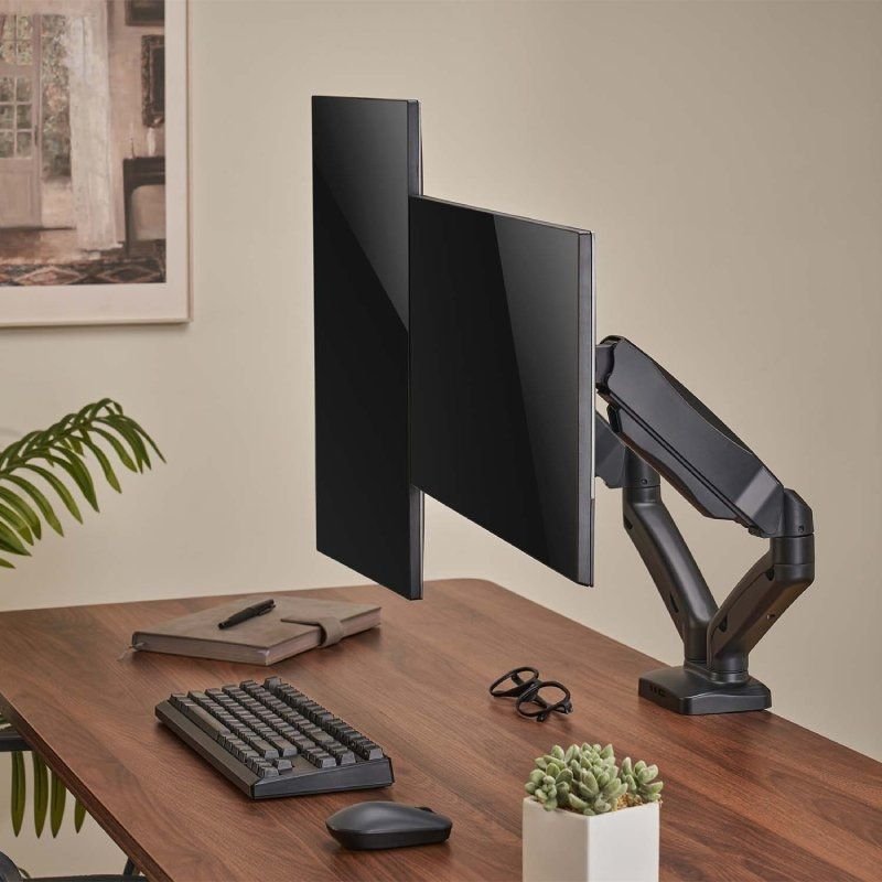 Soporte de Mesa con Contrapeso para 2 Monitores o TV Aisens DT32TSR-221/Giratorio/ Inclinable/ hasta 9kg - изображение 5
