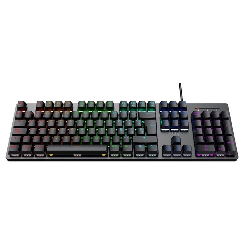 Teclado Gaming Mecánico Hiditec GK400 ARGB/ Switch Rojo - изображение 2