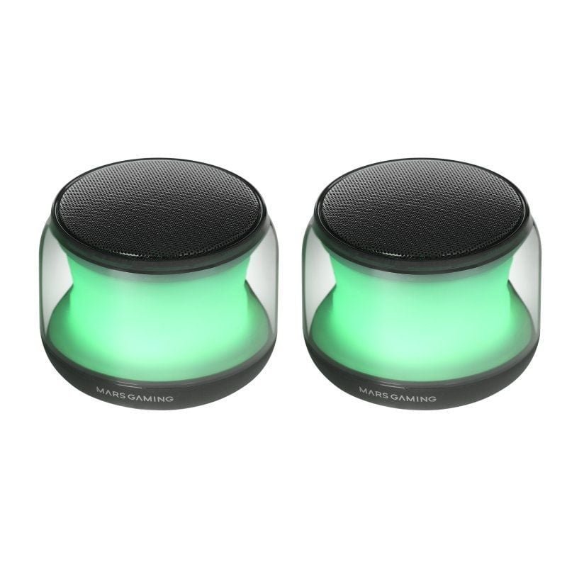 Altavoces con Bluetooth Mars Gaming MS-AURA/ 15W/ 2.0/ Negros - изображение 3