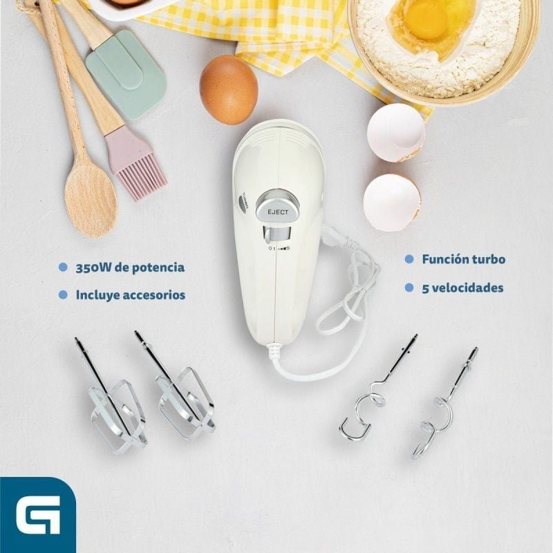 Batidora Amasadora Grunkel AM-350TURB05BOWL/ 350W - изображение 3
