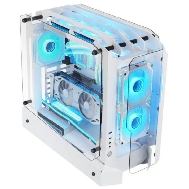 Caja Gaming Semitorre Mars Gaming MC-EDGE/ Blanca - изображение 2