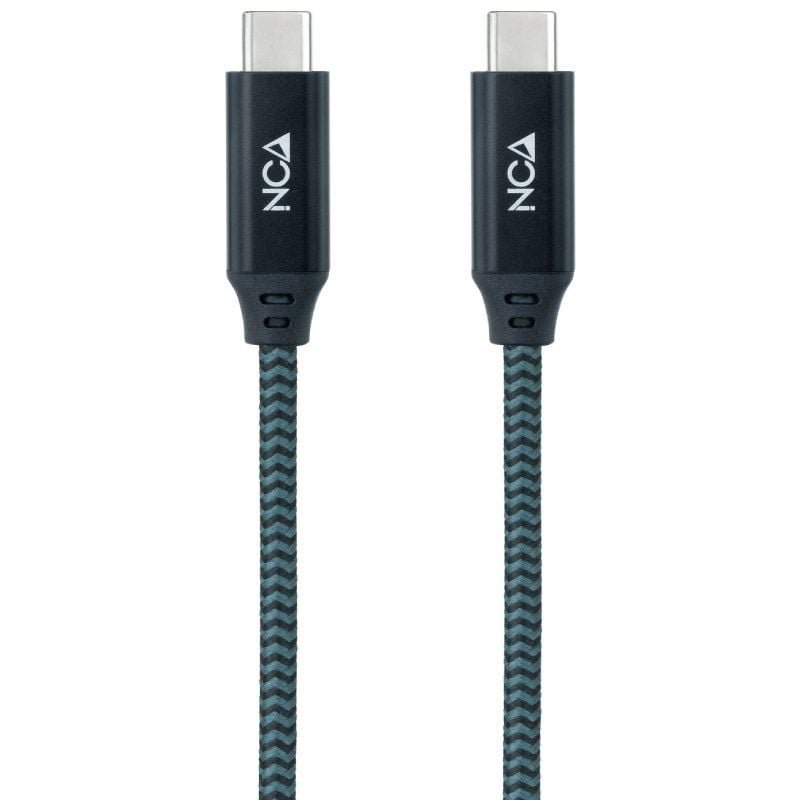 Cable USB 3.2 Tipo-C Nanocable 10.01.4302-COMB/ USB Tipo-C Macho - USB Tipo-C Macho/ Hasta 100W/ 2m/ Gris y Negro - изображение 2