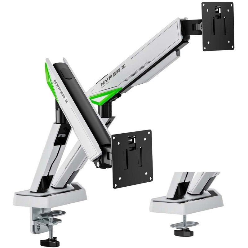 Soporte de Mesa Gaming con Contrapeso para 2 Monitores Aisens DT38TSR-345/ Giratorio/ Inclinable/ hasta 16kg - изображение 3