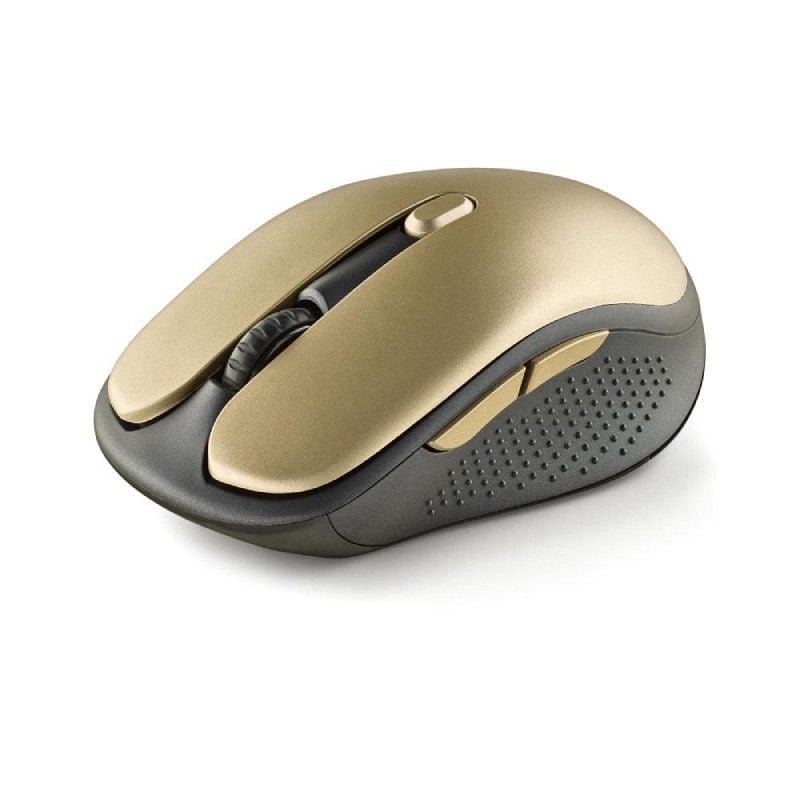 Ratón Inalámbrico NGS Evo Rust/ Batería recargable/ Hasta 1600 DPI/ Dorado - изображение 3