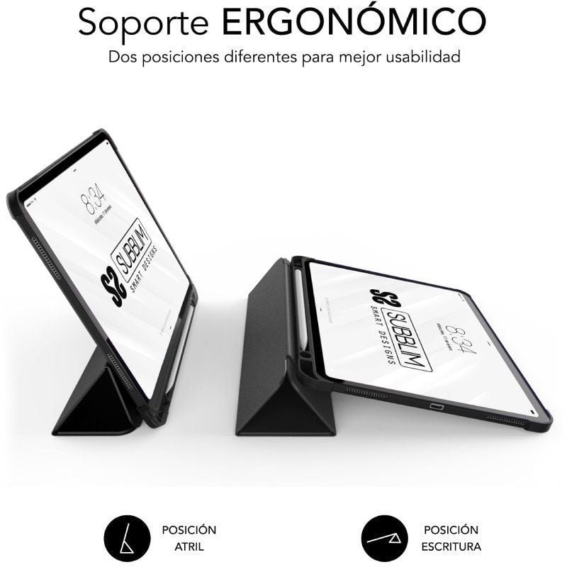 Funda Subblim Clear Shock Case para iPad Pro 11" 2024 M4/ Negra - изображение 5