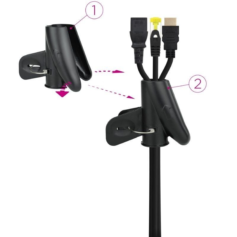 Organizador de Cables en Espiral Nanocable 10.36.0002-BK/ 2m - изображение 2