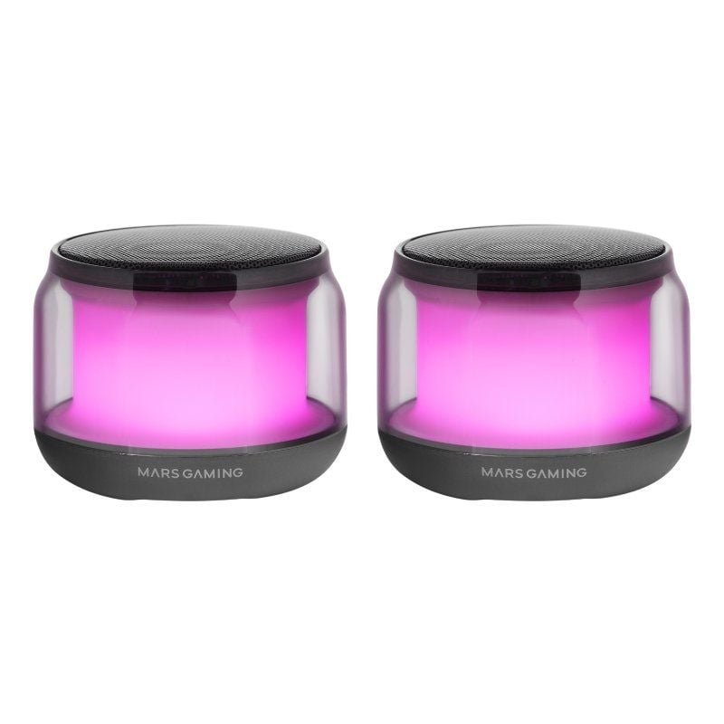 Altavoces con Bluetooth Mars Gaming MS-AURA/ 15W/ 2.0/ Negros - изображение 2