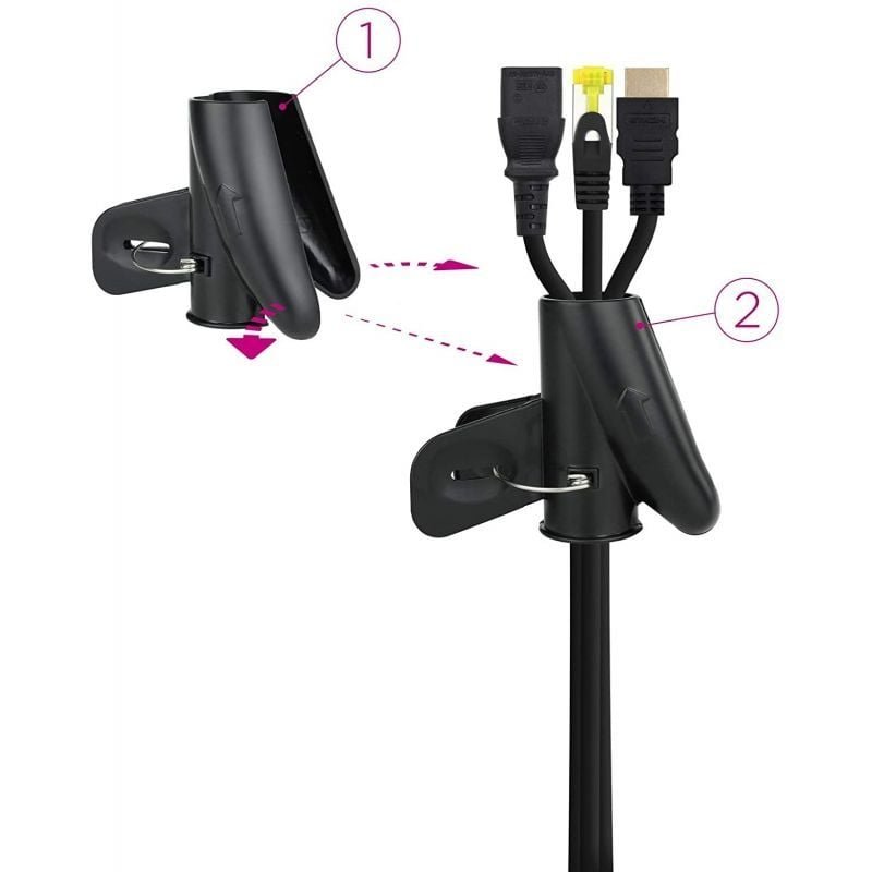 Organizador de Cables en Espiral Nanocable 10.36.0001-BK/ 1m - изображение 2
