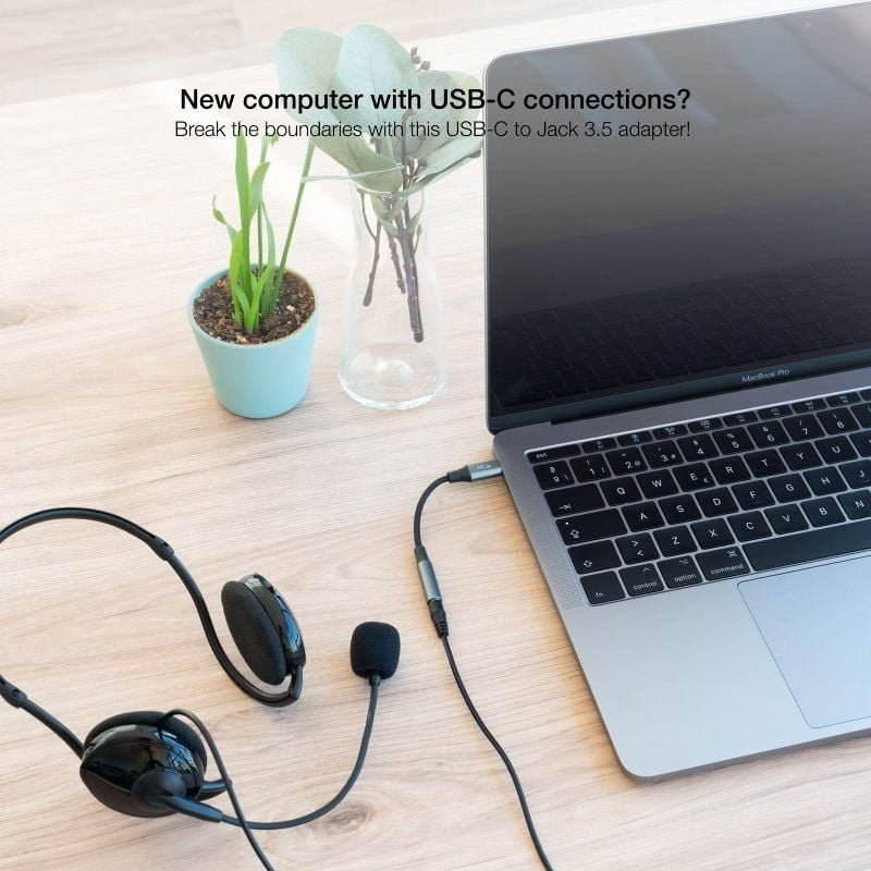 Conversor USB Tipo-C Nanocable 10.24.1204/ USB Tipo-C Macho - Jack 3.5 Hembra - изображение 4