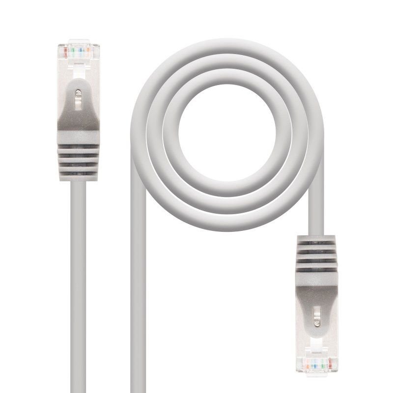 Cable de Red RJ45 FTP Nanocable 10.20.0810 Cat.6/ 10m/ Gris - изображение 2