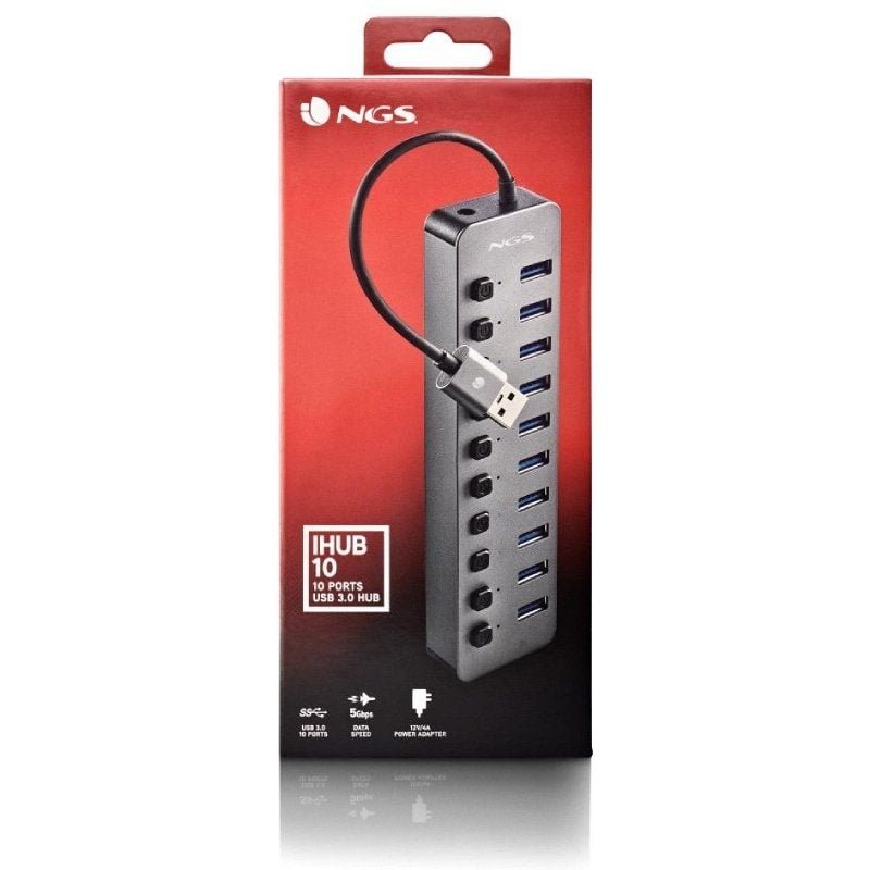 Hub USB NGS IHUB10/ 10xUSB 3.0 - изображение 5