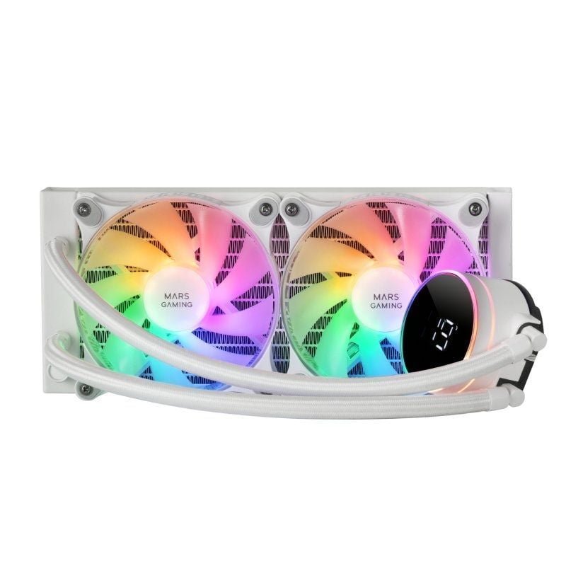Sistema de Refrigeración Líquida Mars Gaming ML-LCD240/ Blanco - изображение 2