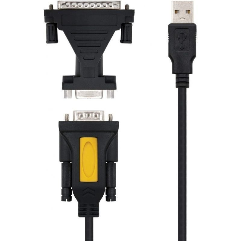 Cable Conversor impresora Nanocable 10.03.0002/ USB Macho - DB9 Macho/ DB25 Macho - изображение 2