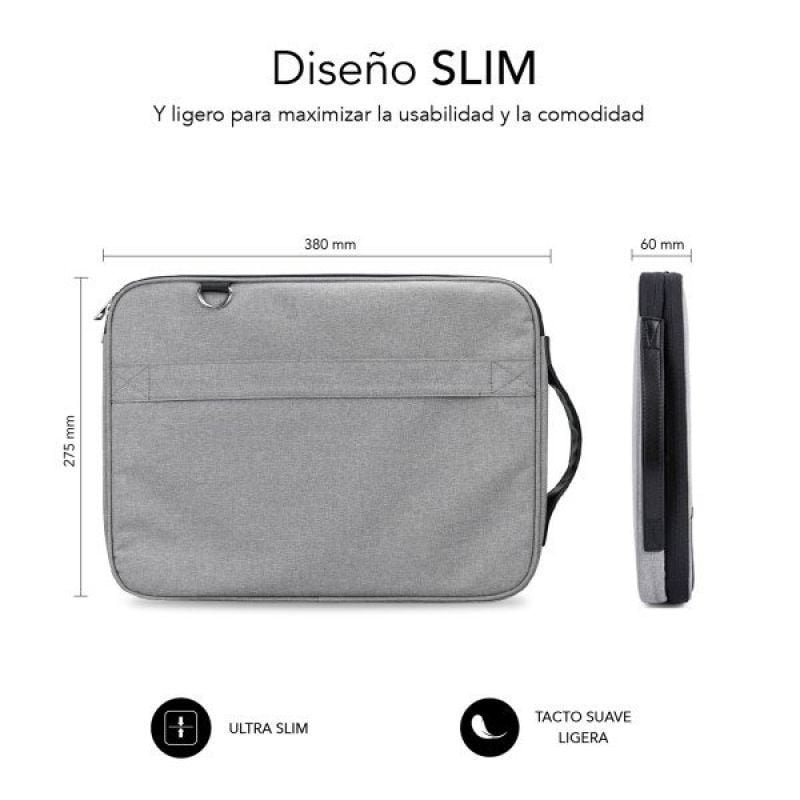 Maletín Subblim Advance Laptop Sleeve para Portátiles hasta 14"/ Gris - изображение 5