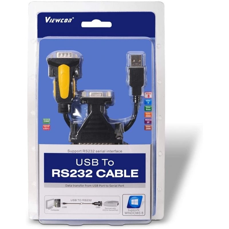 Cable Conversor impresora Aisens A104-0039/ USB Macho - DB9 Macho/ 1.8m/ Negro - изображение 3