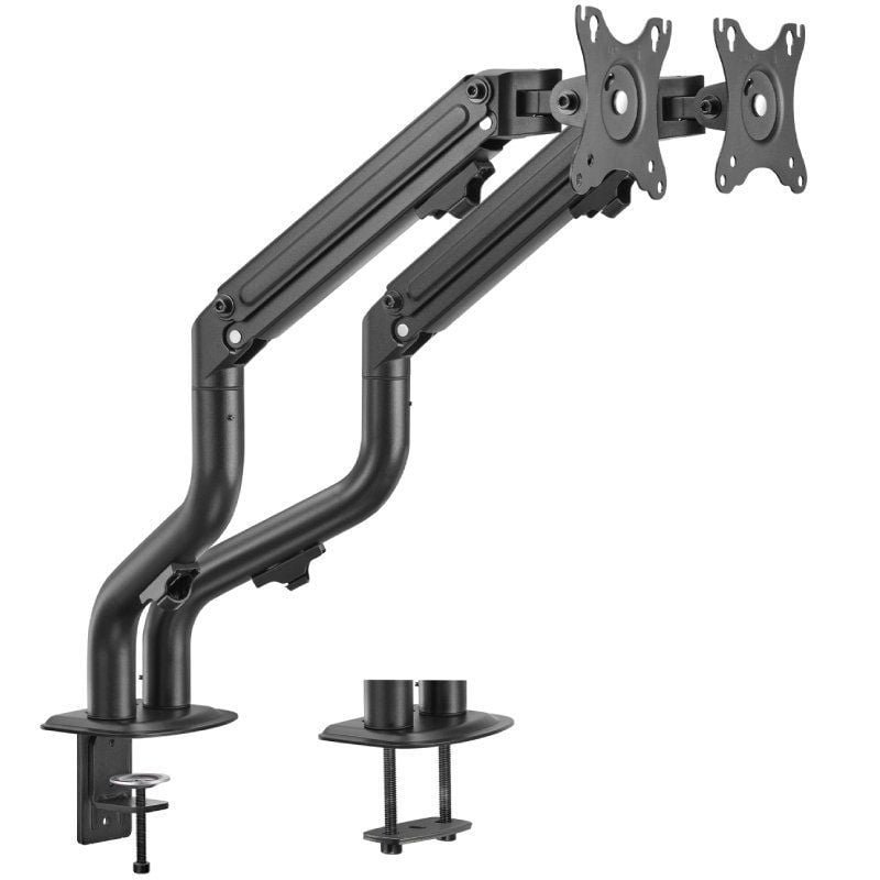 Soporte de Mesa para 2 Monitores Aisens DT32TSR-141/ Giratorio/ Inclinable/ hasta 8kg - изображение 2