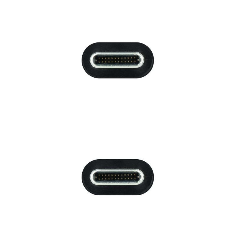 Cable USB 3.1 Tipo-C Nanocable 10.01.4101-L150/ USB Tipo-C Macho - USB Tipo-C Macho/ 1.5m/ Negro - изображение 3