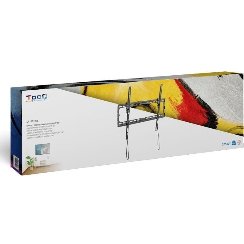 Soporte de Pared Fijo/ Inclinable TooQ LP1081T-B para TV de 37-80"/ hasta 45kg - изображение 4