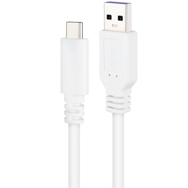Cable USB 2.0 Nanocable 10.01.2100-W/ USB Tipo-C Macho - USB Macho/ 50cm/ Blanco - изображение 3