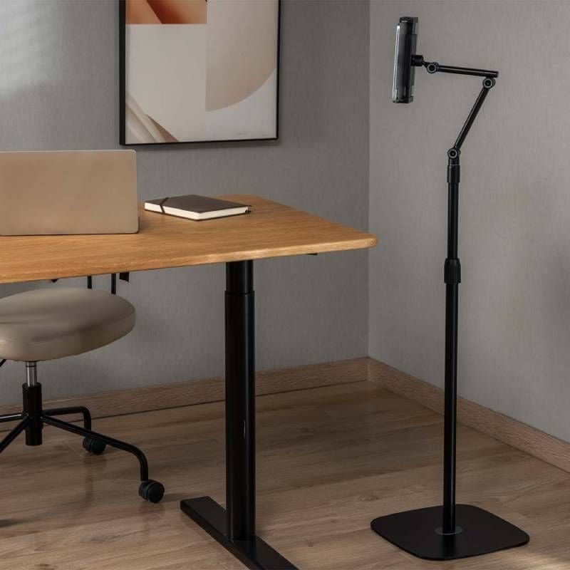 Soporte de Suelo Giratorio/ Inclinable/ Nivelable/ Rotable Aisens MSF3P-301 para Tablet 4.7-12.9" - изображение 4
