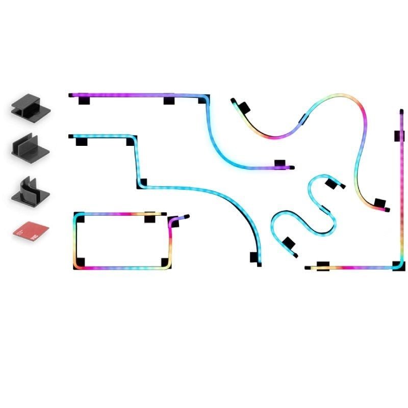 Pack 2 Tiras LED Mars Gaming MLT-TWO/ 40cm/ Color ARGB - изображение 4