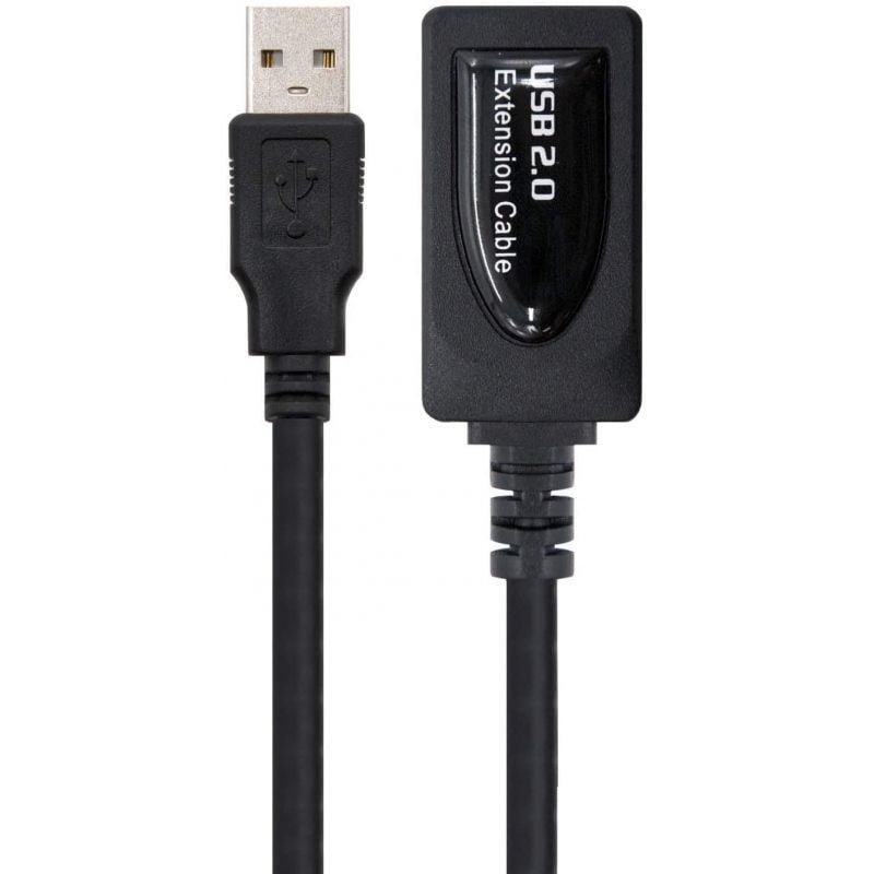 Cable Alargador USB 2.0 Nanocable 10.01.0213/ USB Macho - USB Hembra/ 15m/ Negro - изображение 4