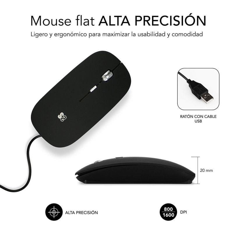 Maletín + Ratón Subblim Select Pack para Portátiles hasta 15.6"/ Cinta para Trolley/ Negro - изображение 4
