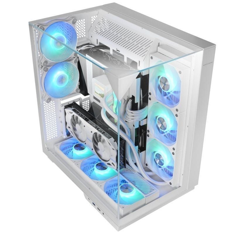 Caja Gaming Torre Mars Gaming MC-3GF/ Blanca - изображение 2