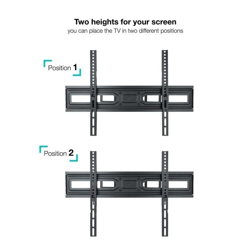 Soporte de Pared Giratorio/ Inclinable/ Nivelable TooQ LP7866TN-B para TV de 37-80"/ hasta 40kg - изображение 5