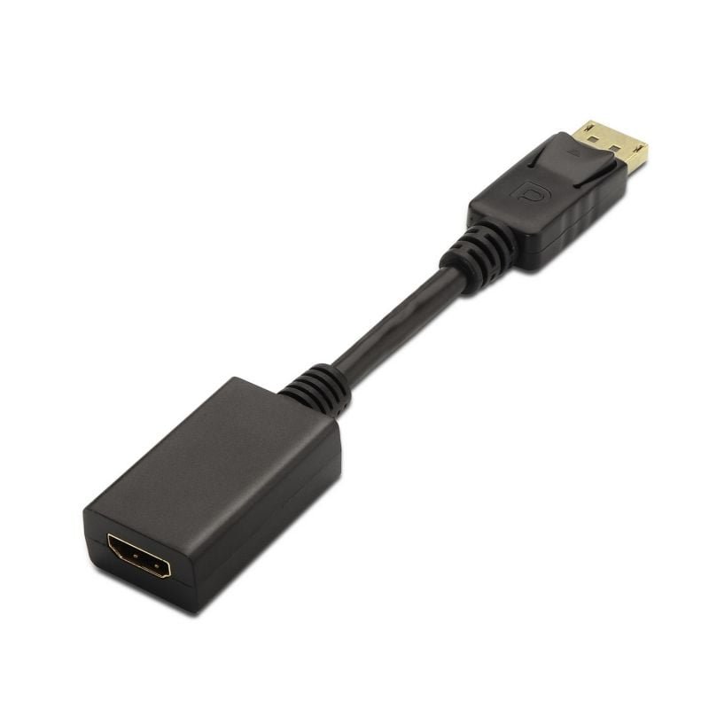 Conversor Aisens A125-0134/ DisplayPort Macho - HDMI Hembra/ 15cm/ Negro - изображение 2