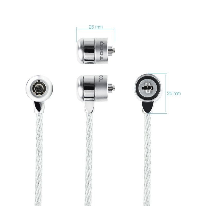 Cable de Seguridad para Portátiles TooQ TQCLKC0025/ 1.5m - изображение 2