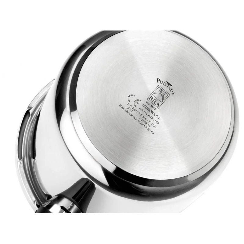 Olla a Presión Bra Vitesse A185103/ Ø22cm/ 7L/ Acero Inoxidable/ Apta para Inducción - изображение 5