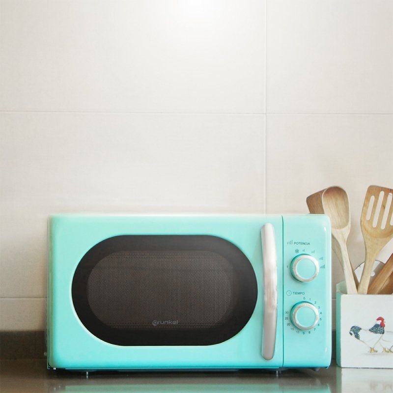 Microondas Grunkel Vintage MW-20AZUL/ 700W/ Capacidad 20L/ Verde - изображение 4