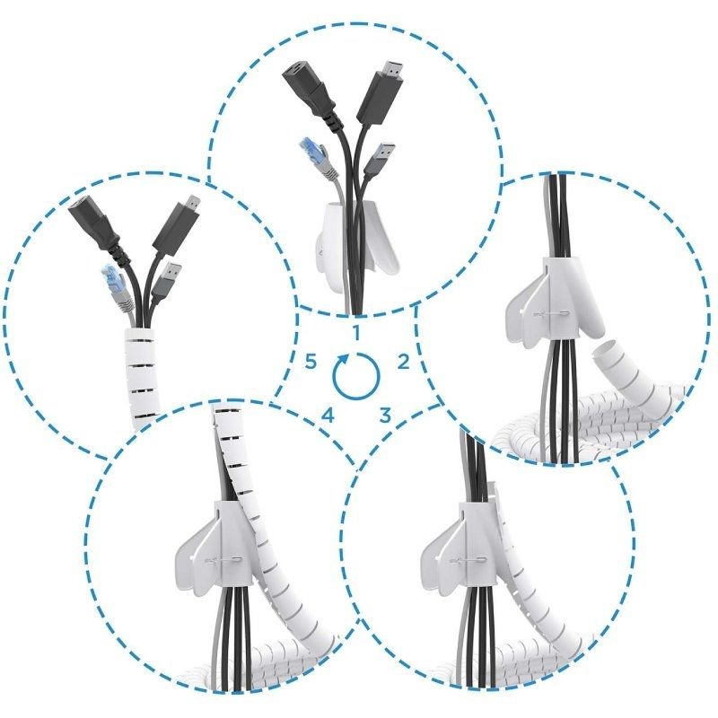 Organizador de Cables en Espiral Aisens A151-0919/ 3m - изображение 2