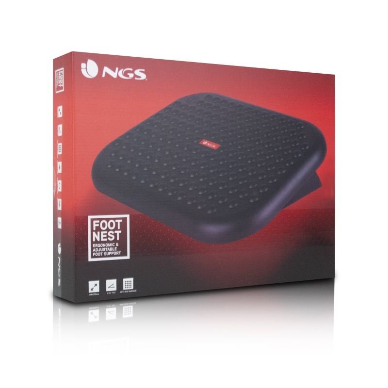 Reposapiés Ergonómico/ Inclinable/ Ajustable NGS Footnest/ 448 x 335mm - изображение 5