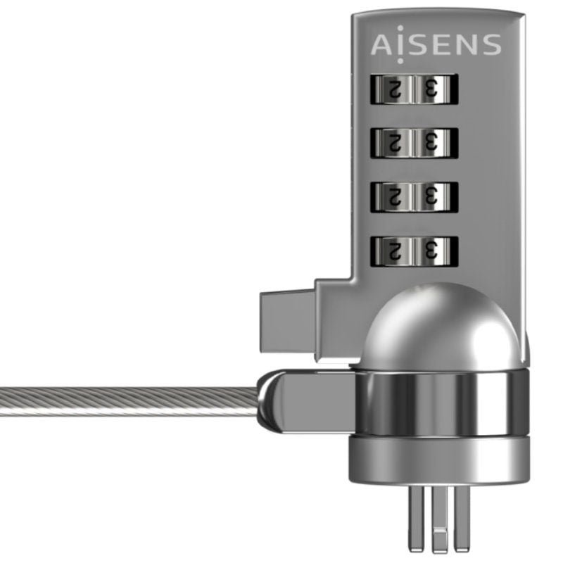 Cable de Seguridad para Portátiles Aisens ASLK-D40N01-SL/ 1.5m - изображение 3